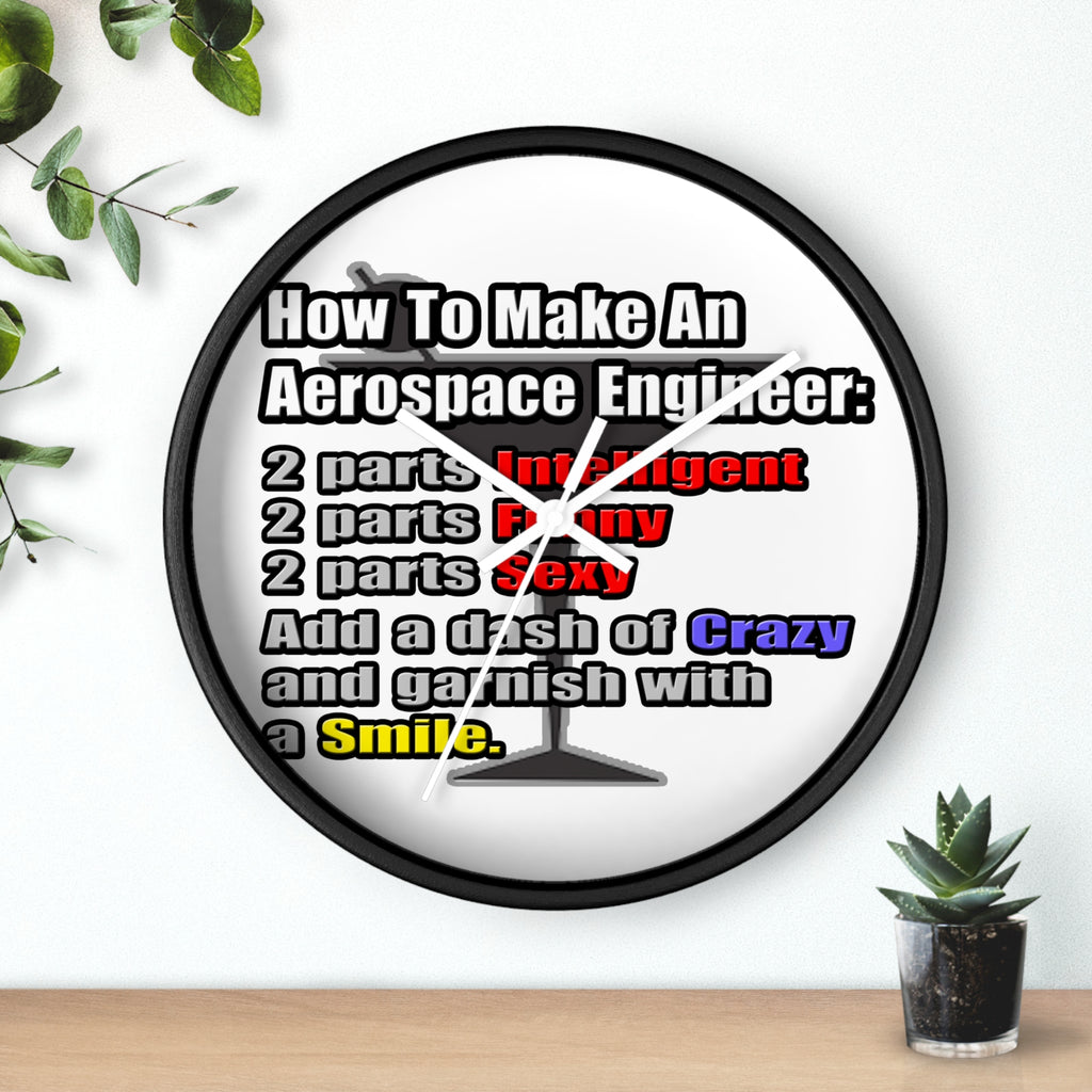 How To Make an Aerospace Engineer - Wall Clock