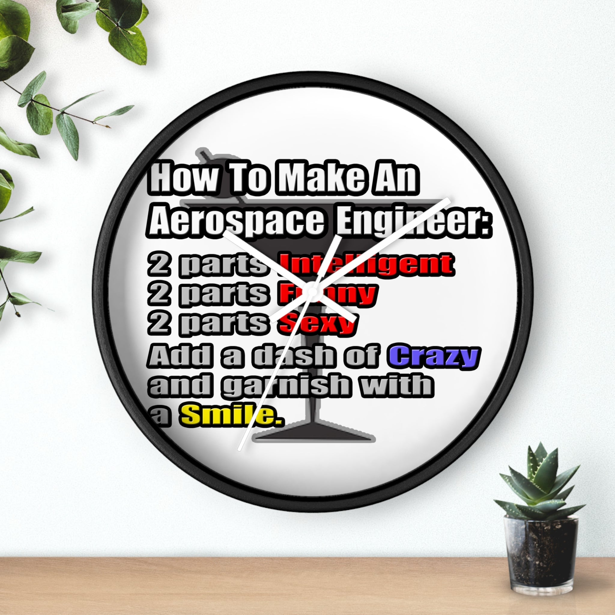 How To Make an Aerospace Engineer - Wall Clock
