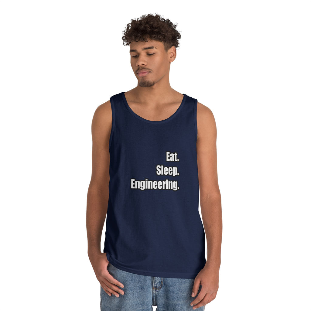 Eat. Sleep. Engineering - Unisex Heavy Cotton Tank Top