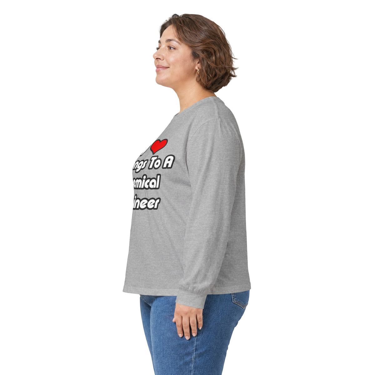 My Heart Belongs To A Chemical Engineer - Unisex Ultra Cotton Long Sleeve Tee