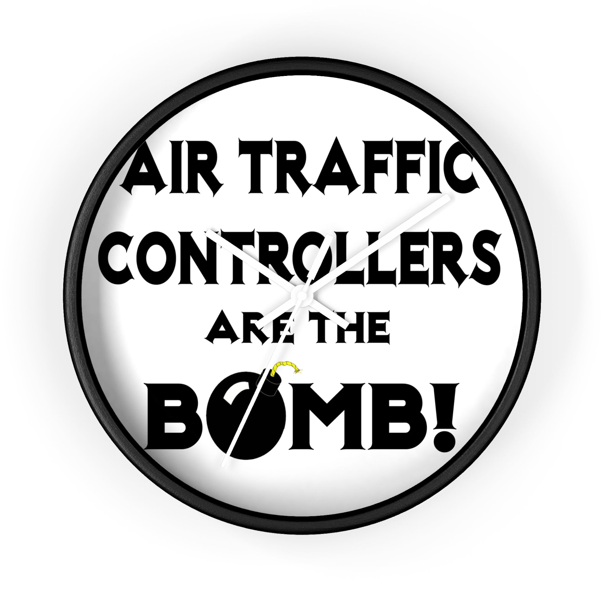 Air Traffic Controllers Are The Bomb! - Wall Clock