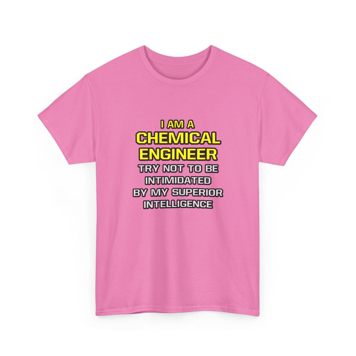 Chemical Engineer...Superior Intelligence - Unisex Heavy Cotton Tee