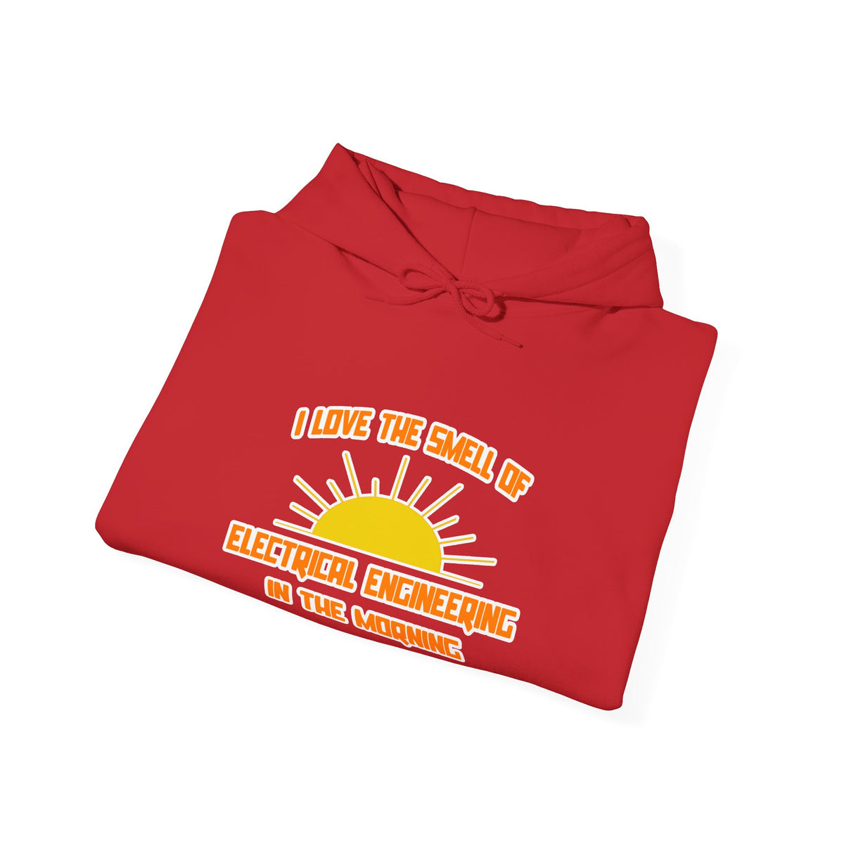 Smell of Electrical Engineering in the Morning - Unisex Heavy Blend™ Hooded Sweatshirt