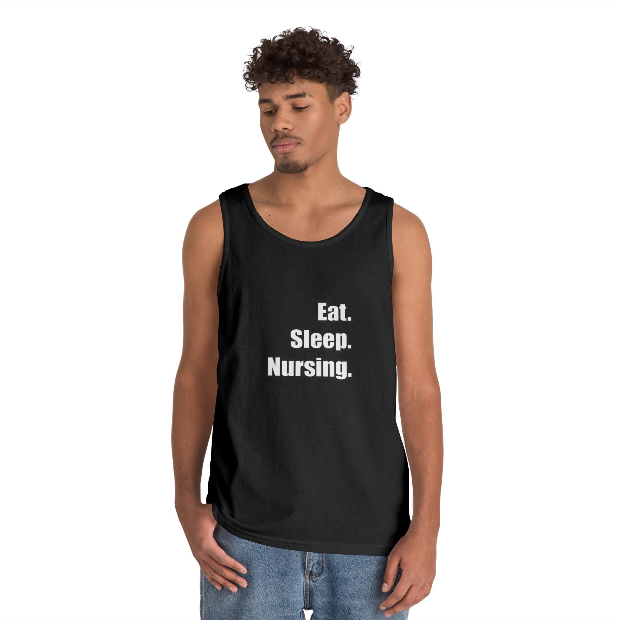 Eat. Sleep. Nursing. - Unisex Heavy Cotton Tank Top