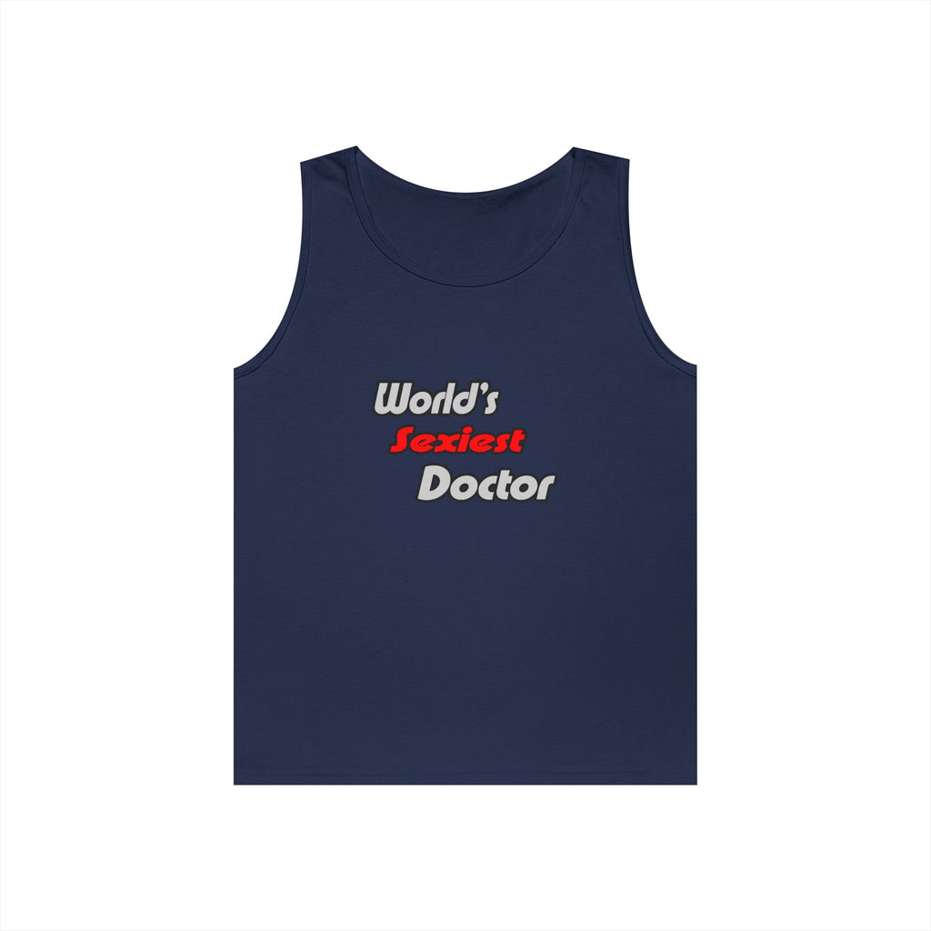 World's Sexiest Doctor - Unisex Heavy Cotton Tank Top