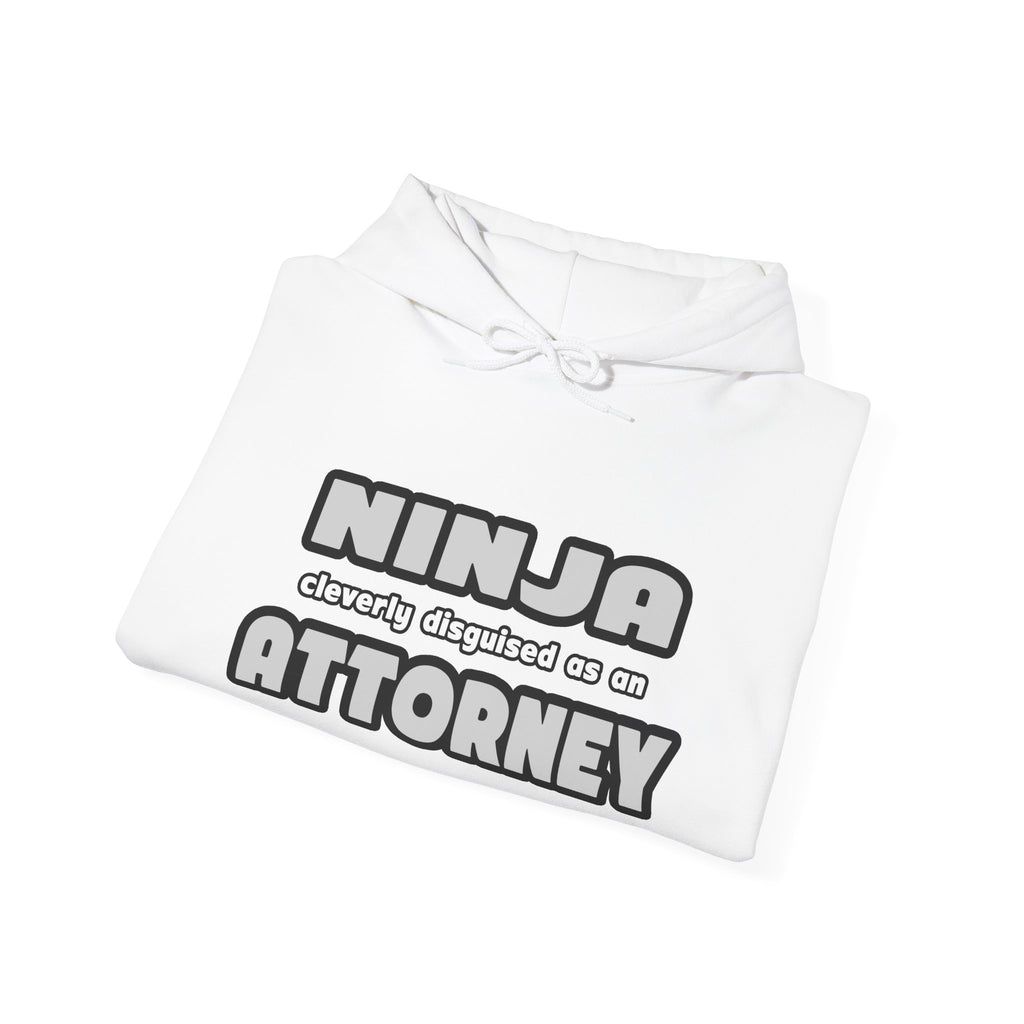 Ninja Cleverly Disguised As An Attorney - Unisex Heavy Blend™ Hooded Sweatshirt