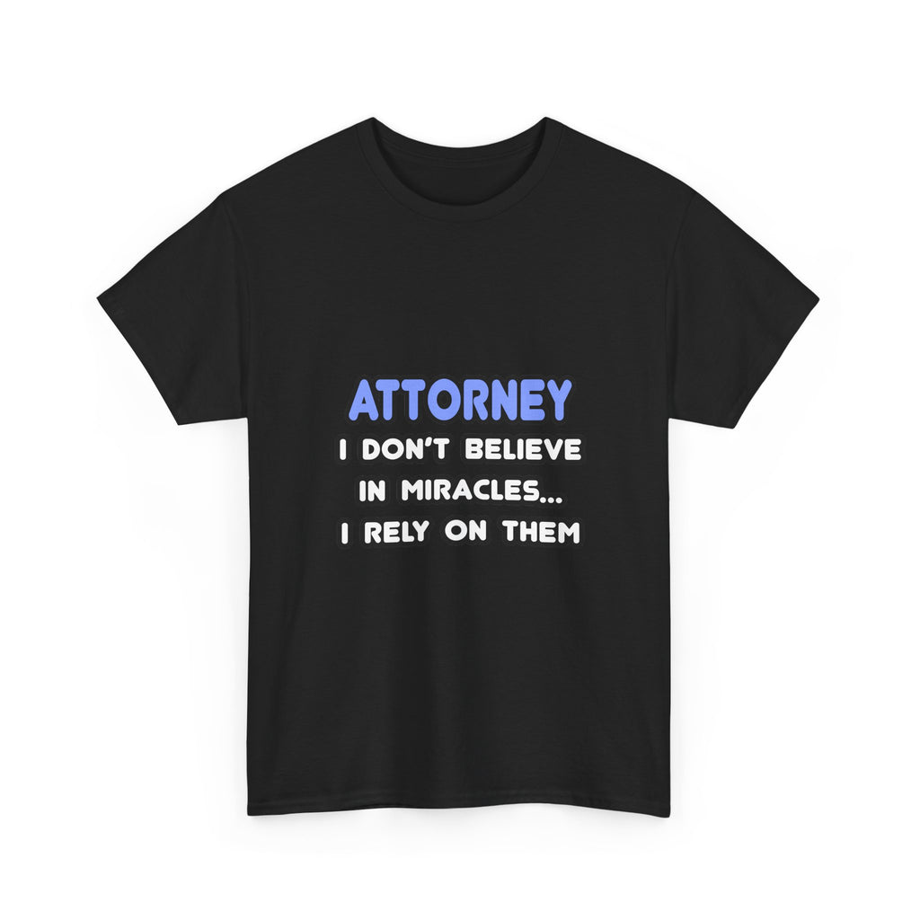 Miracles and Attorneys - Unisex Heavy Cotton Tee
