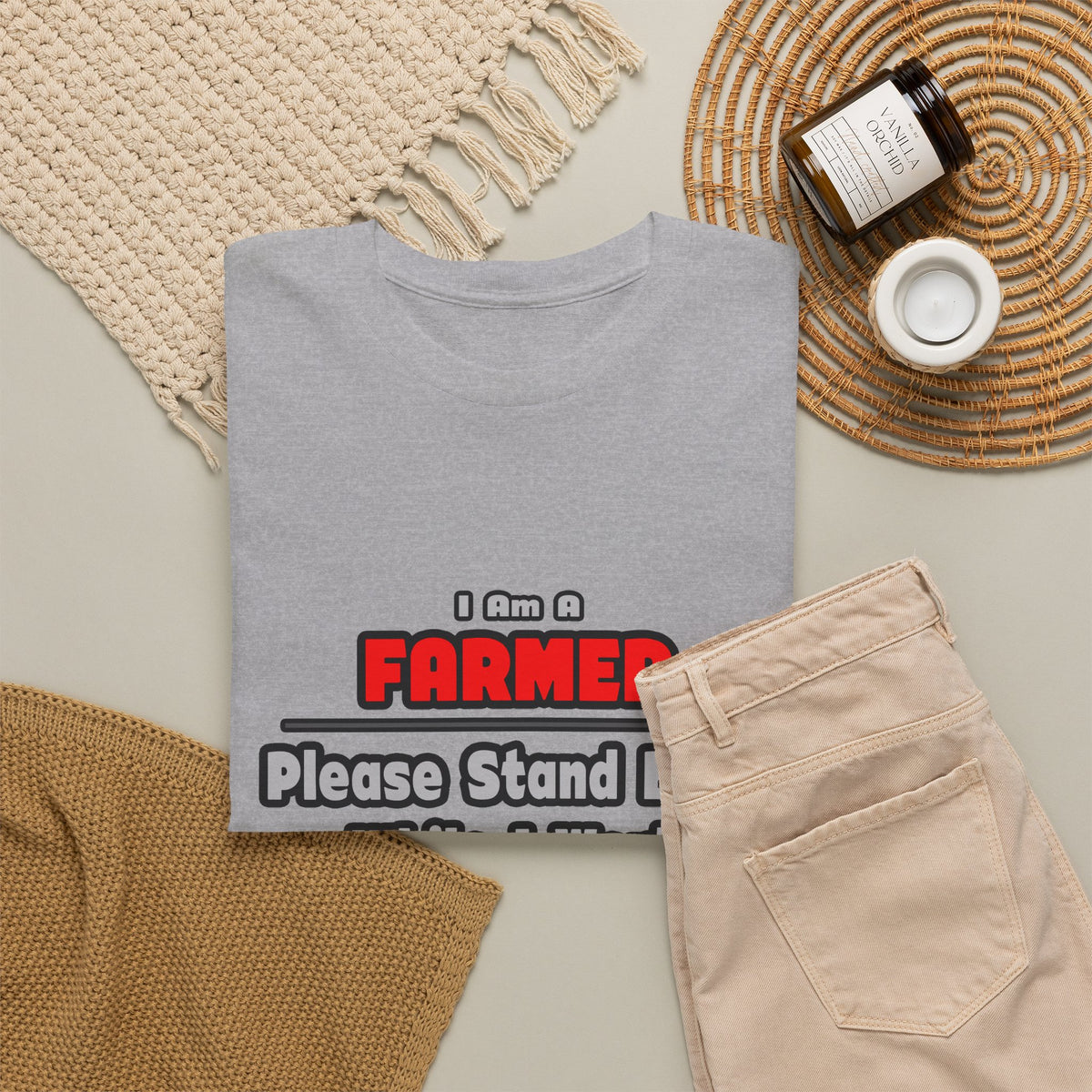 Farmer ... Stand Back ... Work My Magic - Unisex Heavy Cotton Tee
