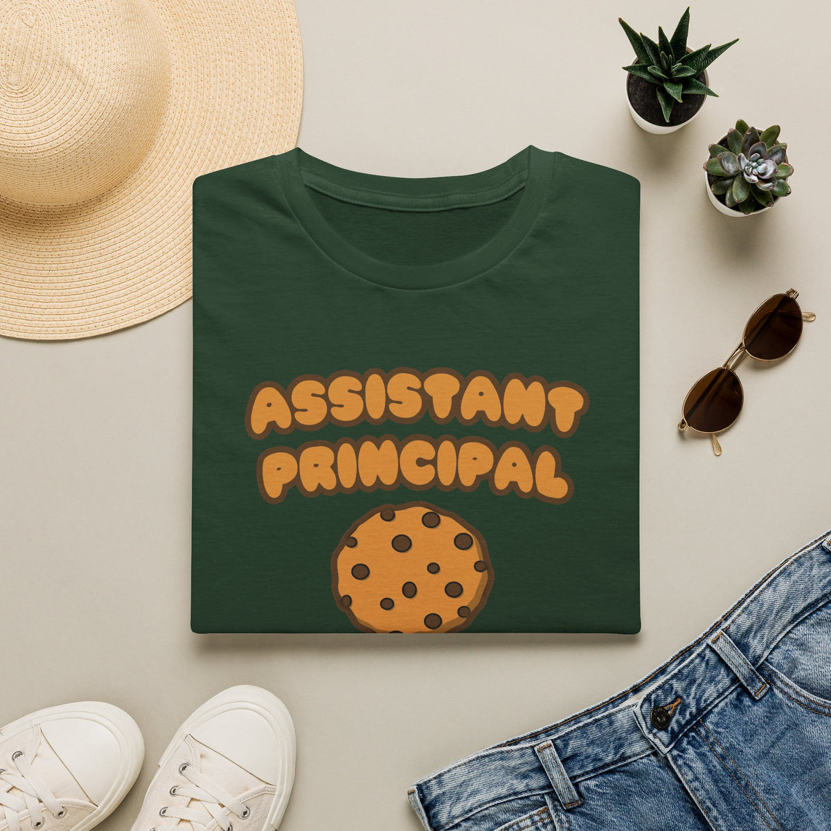 Assistant Principal  .. Will Work for Cookies - Unisex Softstyle T-Shirt