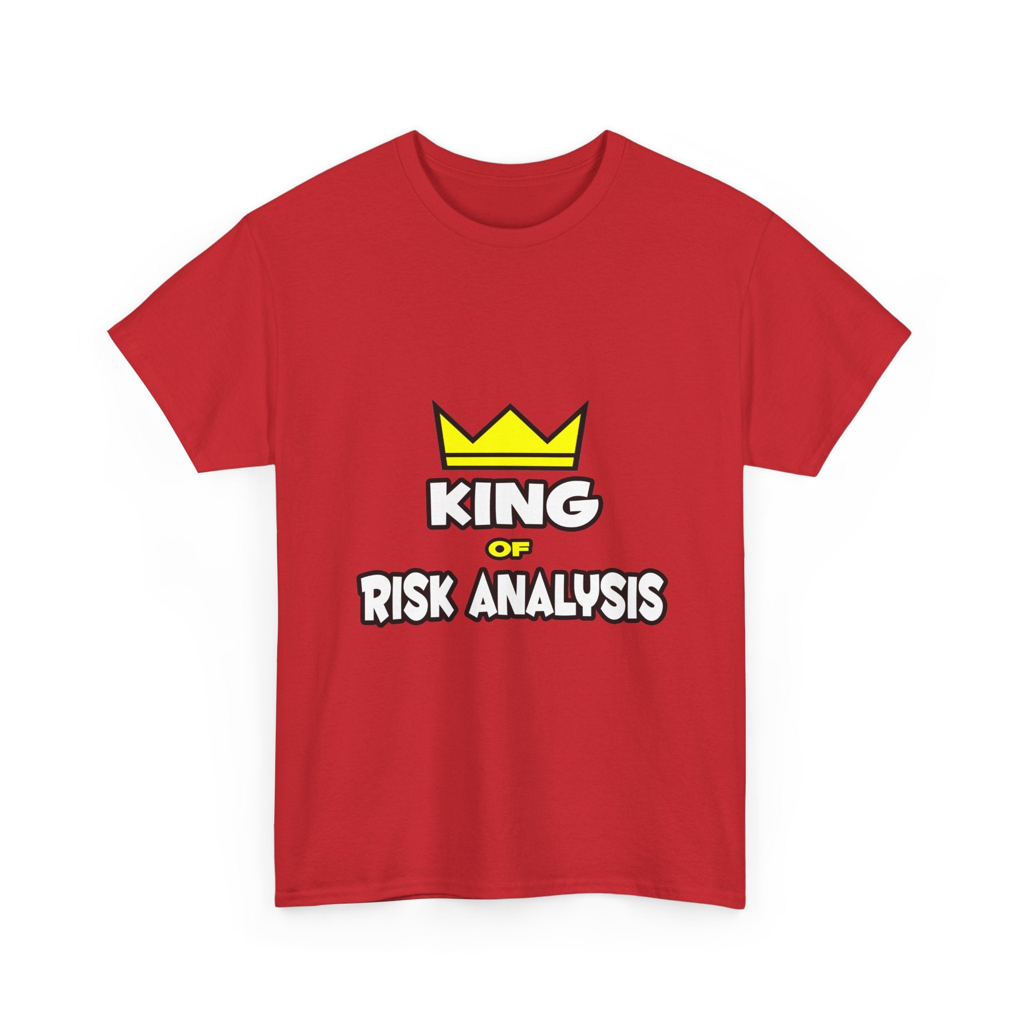 King of Risk Analysis - Unisex Heavy Cotton Tee