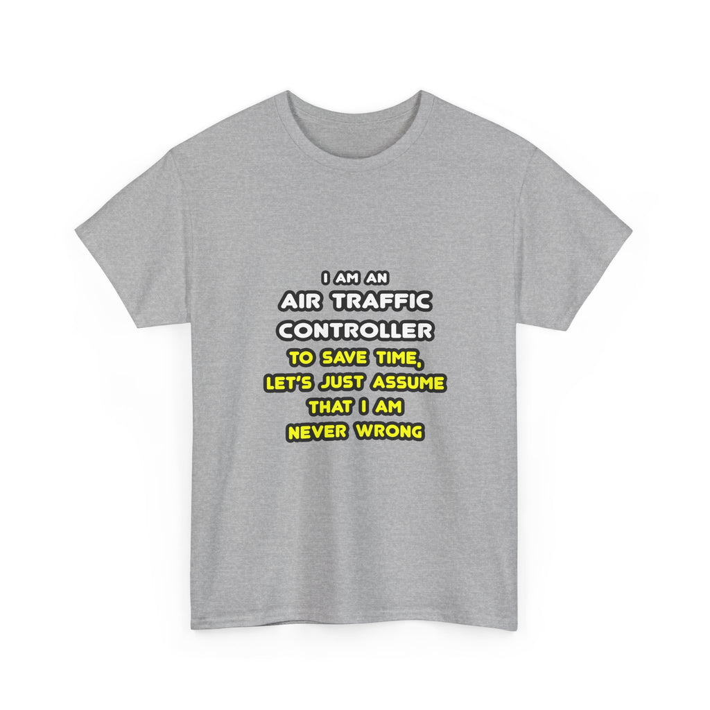 Funny Air Traffic Controller T Shirts - Unisex Heavy Cotton Tee