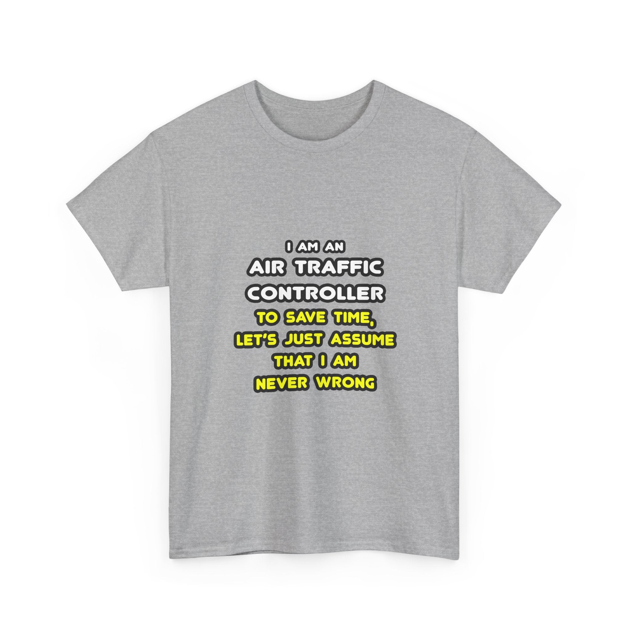 Funny Air Traffic Controller T Shirts - Unisex Heavy Cotton Tee