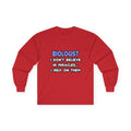 Miracles and Biologists - Unisex Ultra Cotton Long Sleeve Tee
