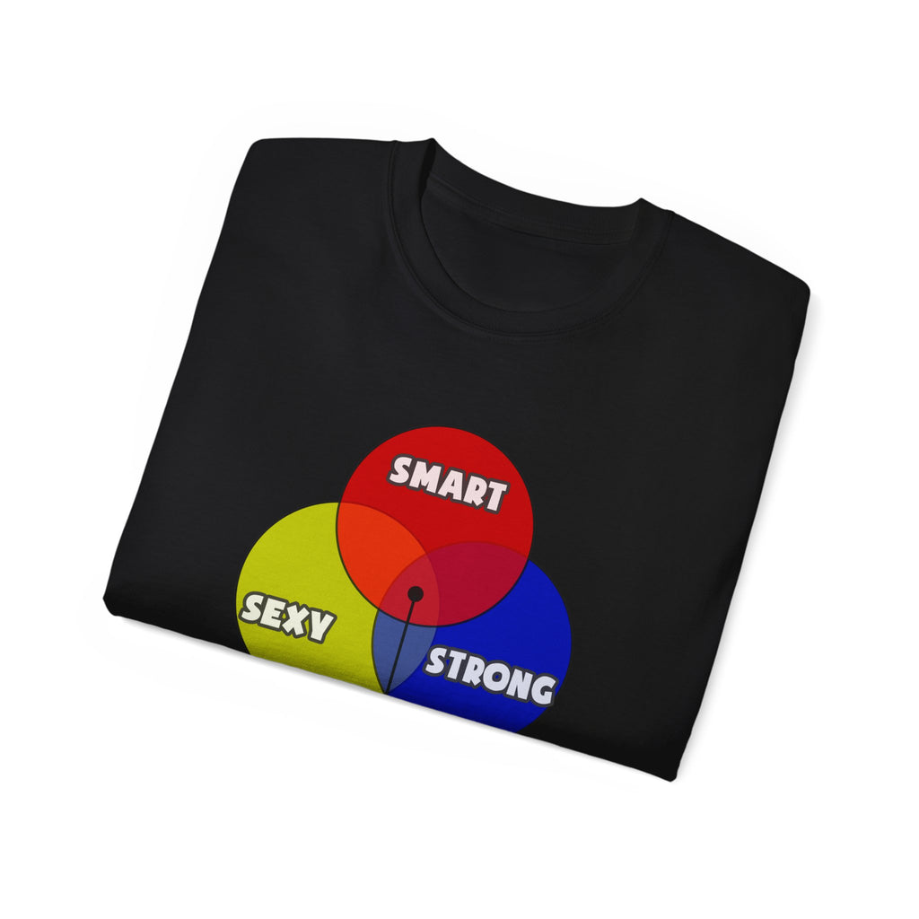 Venn Diagram .. Cardiovascular Technologists - Unisex Ultra Cotton Tee