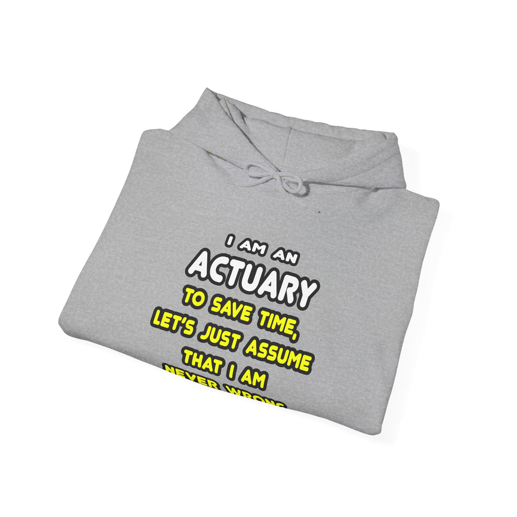 Funny Actuary T Shirts and Gifts - Unisex Heavy Blend™ Hooded Sweatshirt