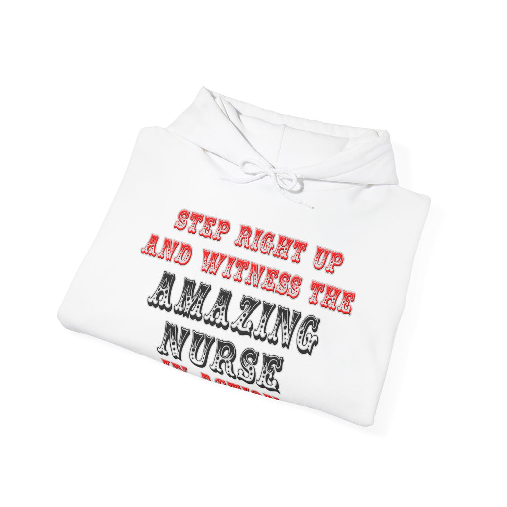 Amazing Nurse In Action - Unisex Heavy Blend™ Hooded Sweatshirt