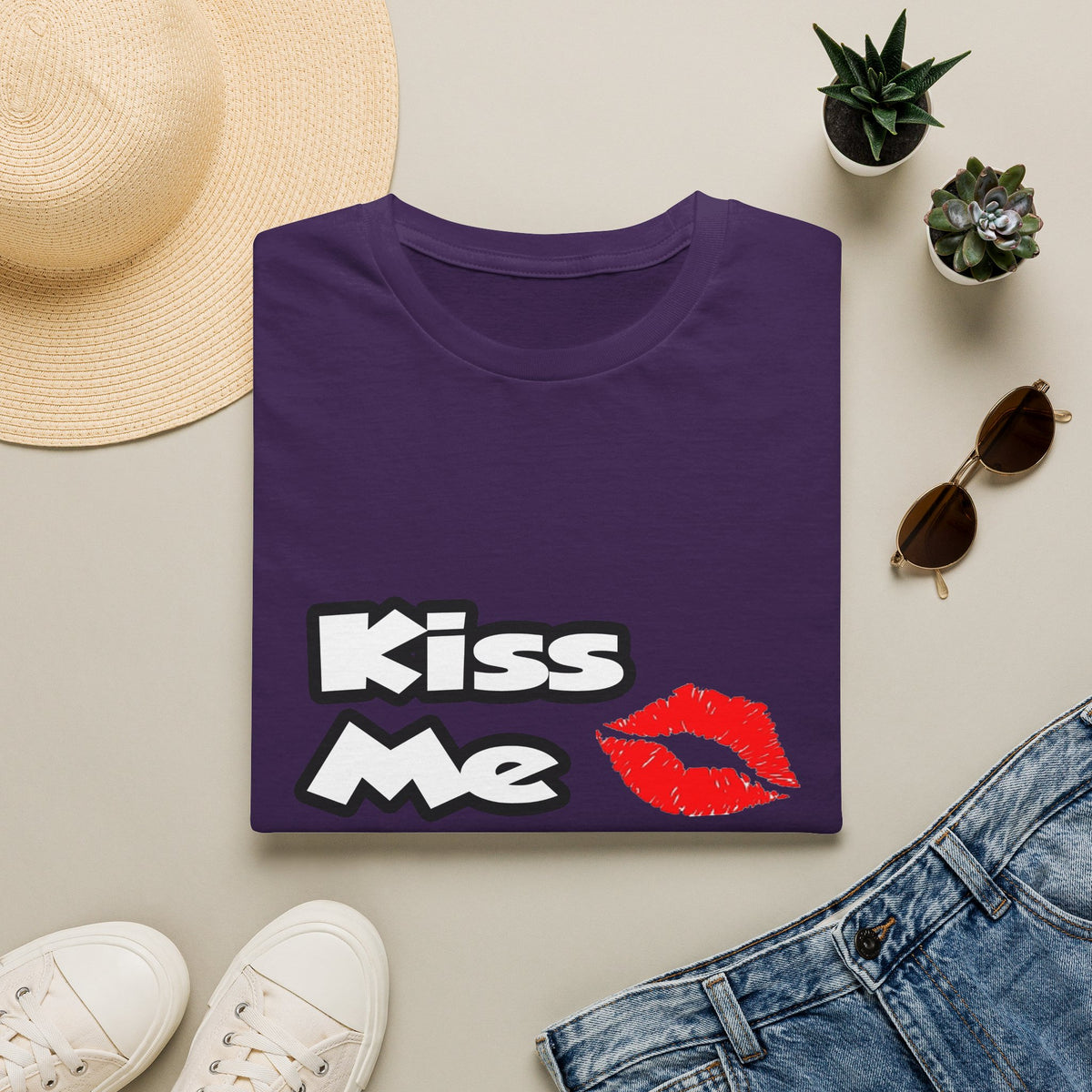 Kiss Me...I Am A Teacher - Unisex Softstyle T-Shirt