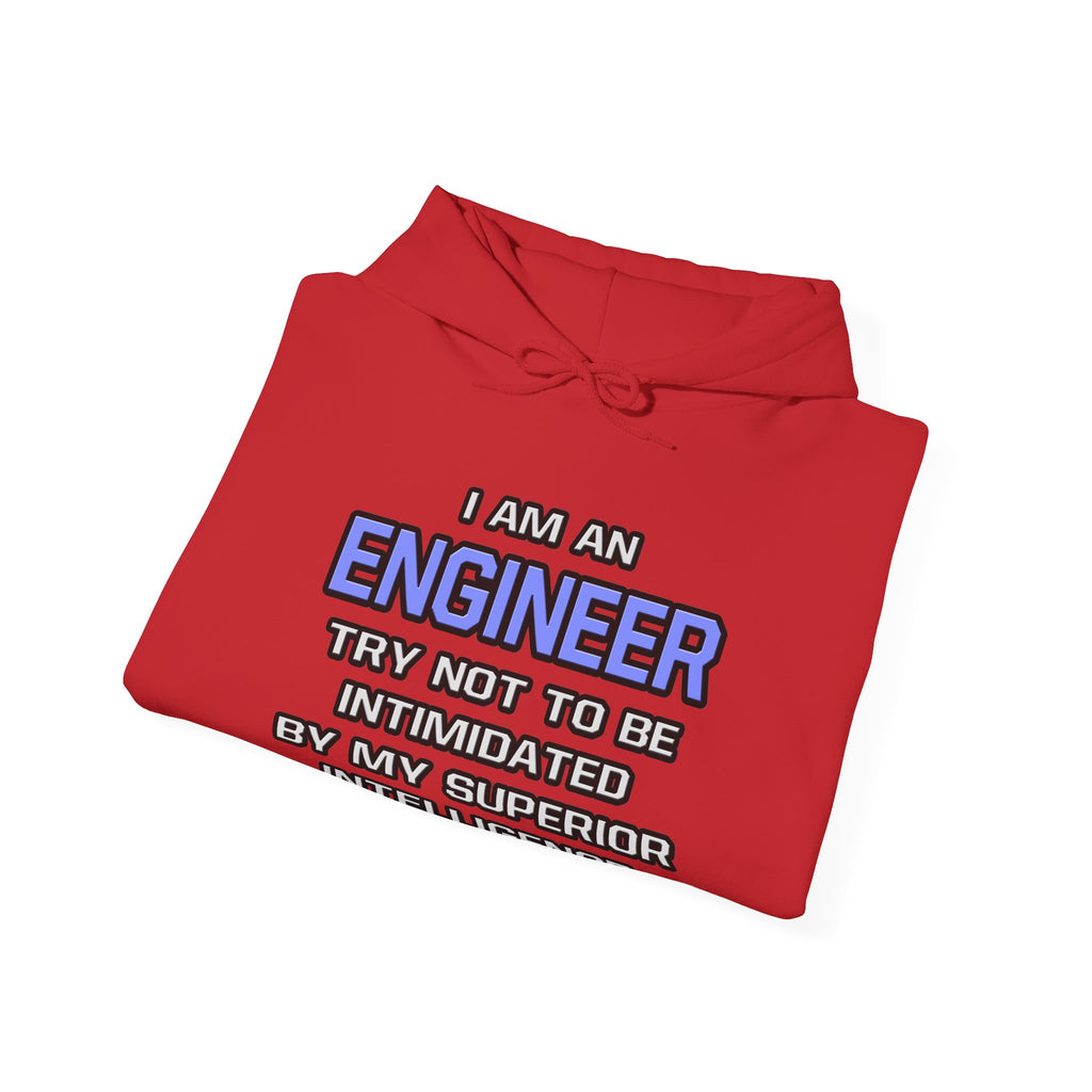 Engineer Joke ... Superior Intelligence - Unisex Heavy Blend™ Hooded Sweatshirt