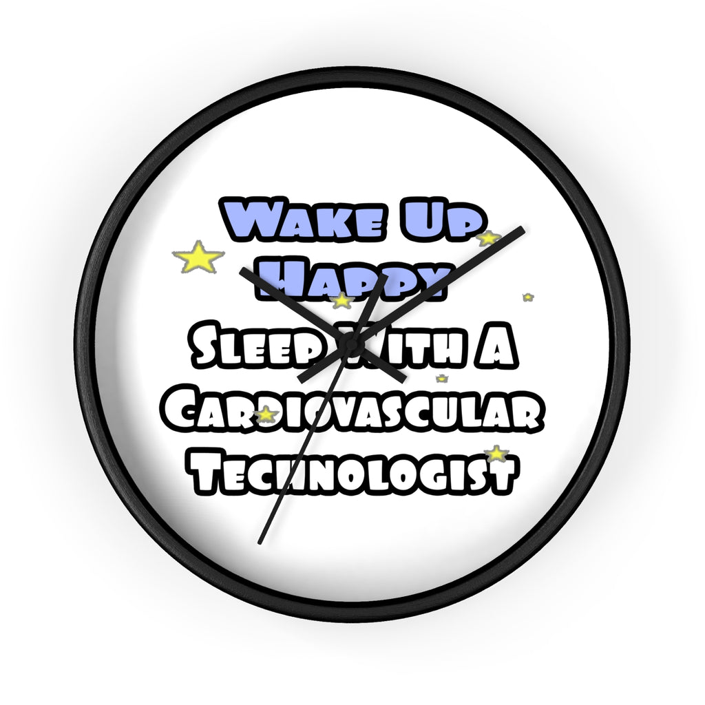 Wake Up Happy .. Sleep With Cardiovascular Tech - Wall Clock