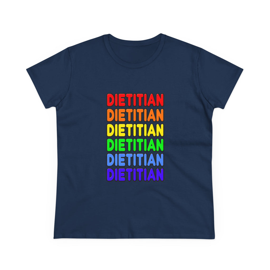 Rainbow Dietitian - Women's Midweight Cotton Tee