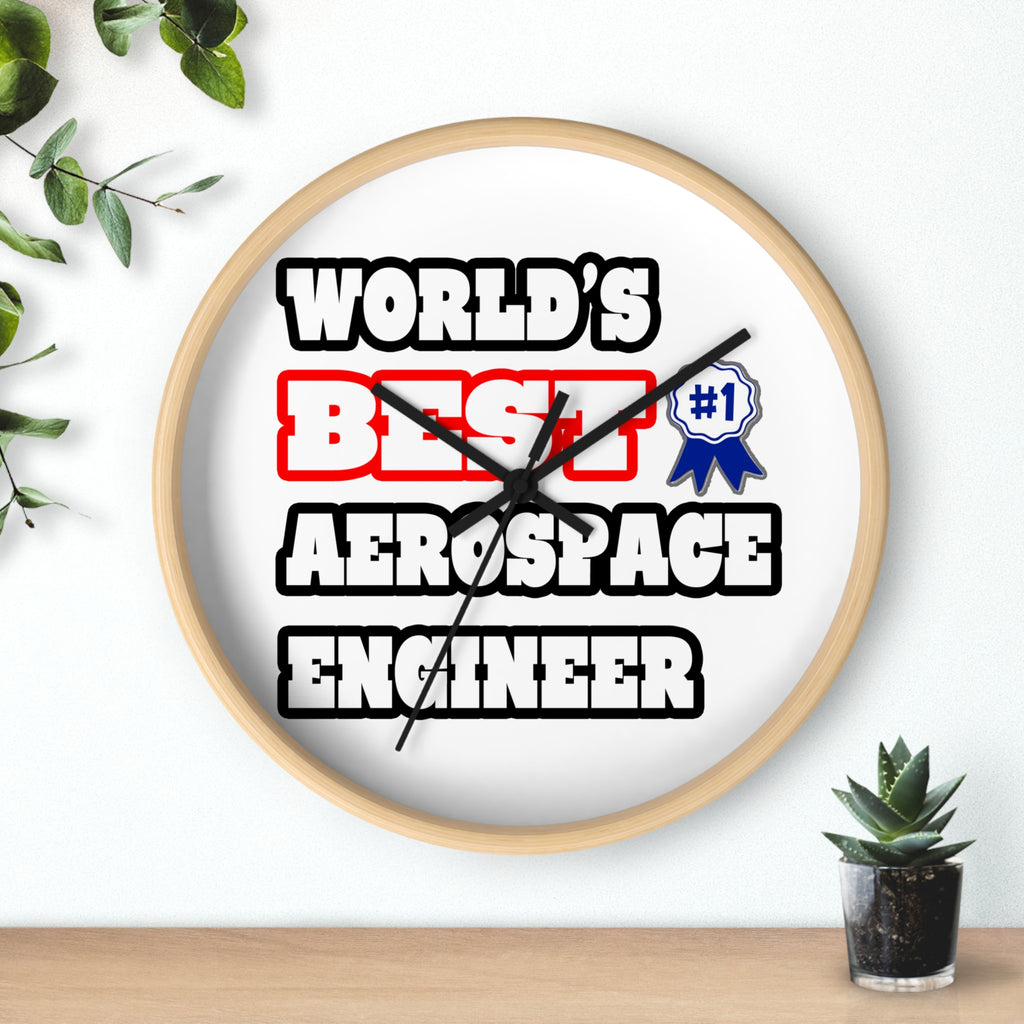 World's Best Aerospace Engineer - Wall Clock