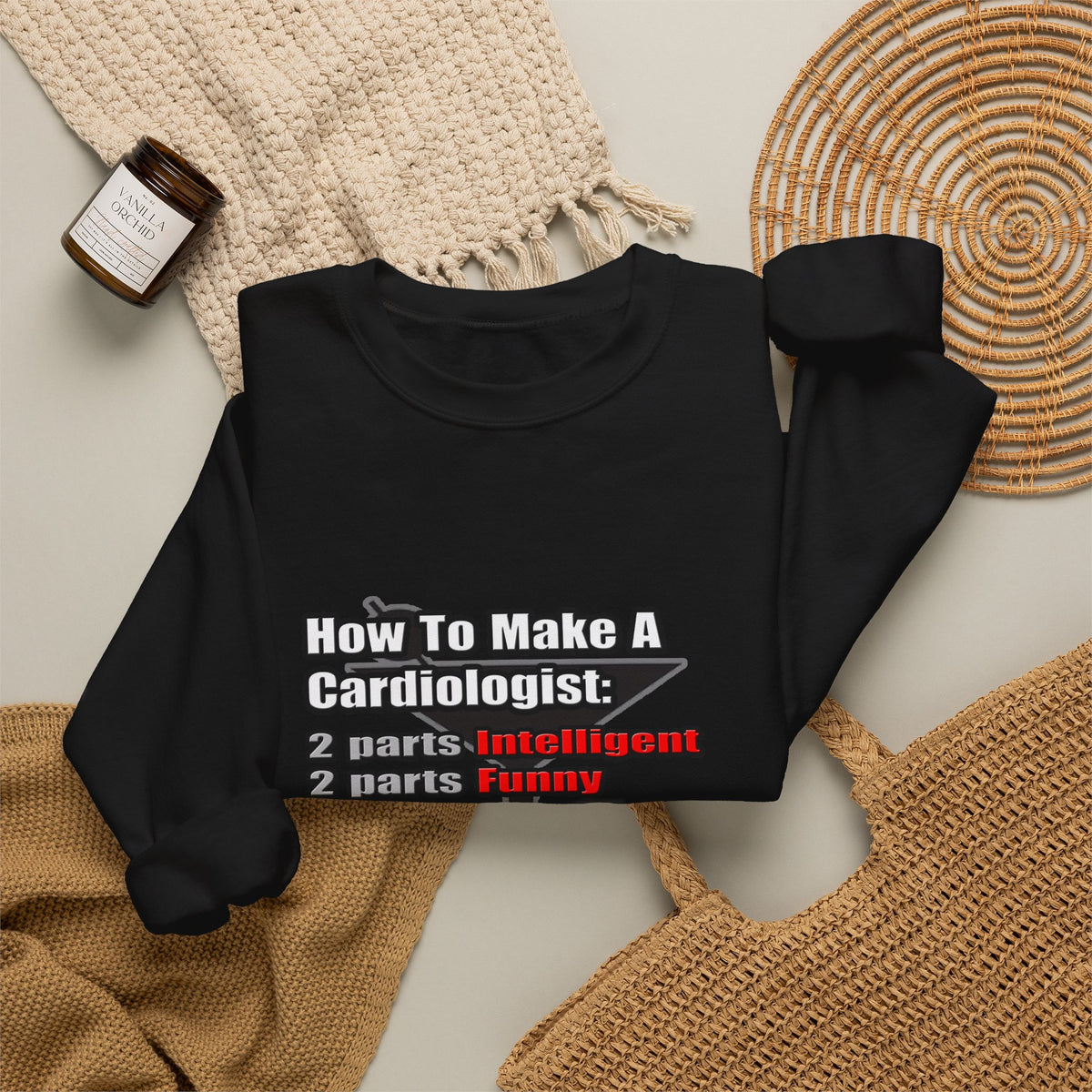 How To Make a Cardiologist - Unisex Heavy Blend™ Crewneck Sweatshirt