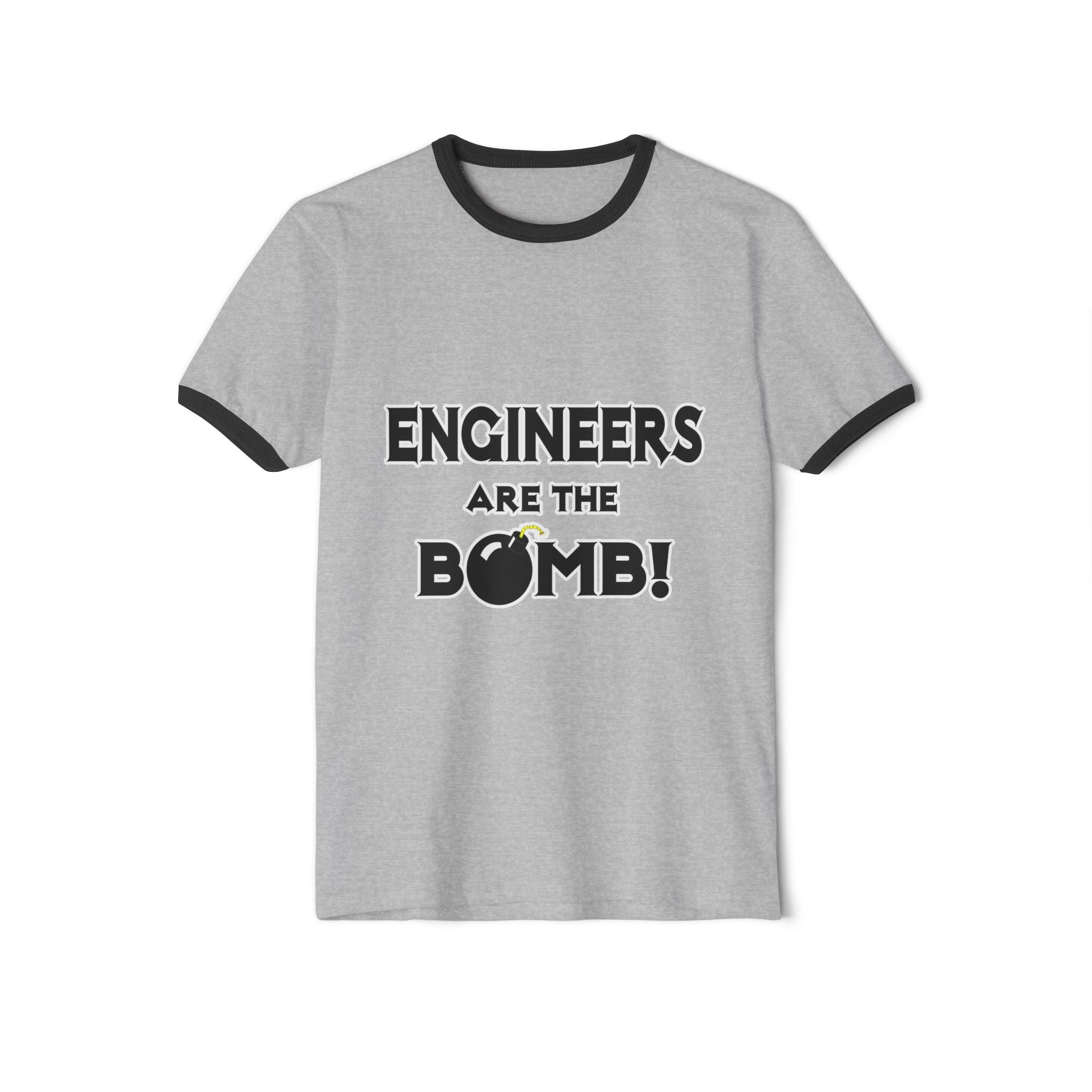 Engineers Are The Bomb! (2) - Unisex Cotton Ringer T-Shirt