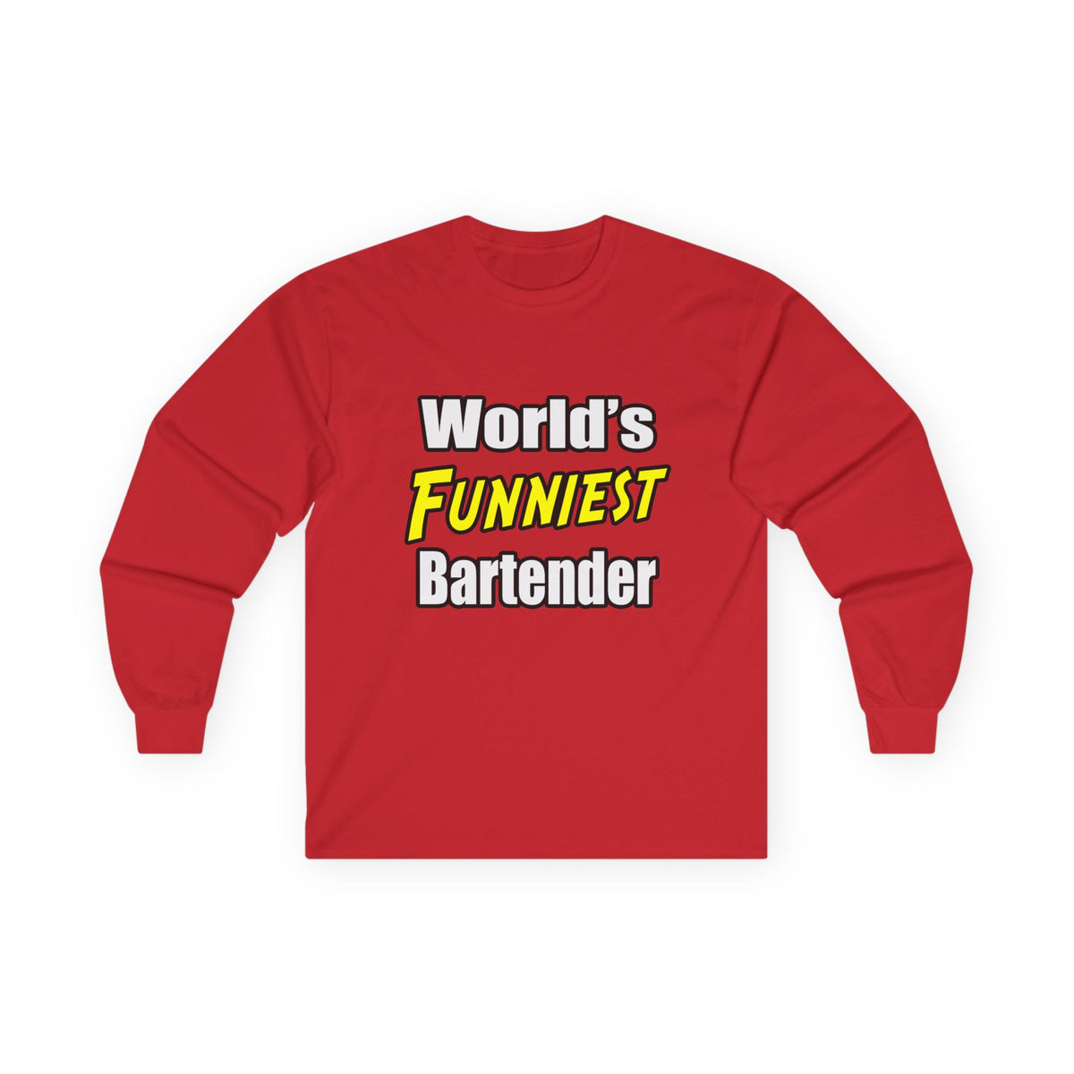 World's Funniest Bartender - Unisex Ultra Cotton Long Sleeve Tee