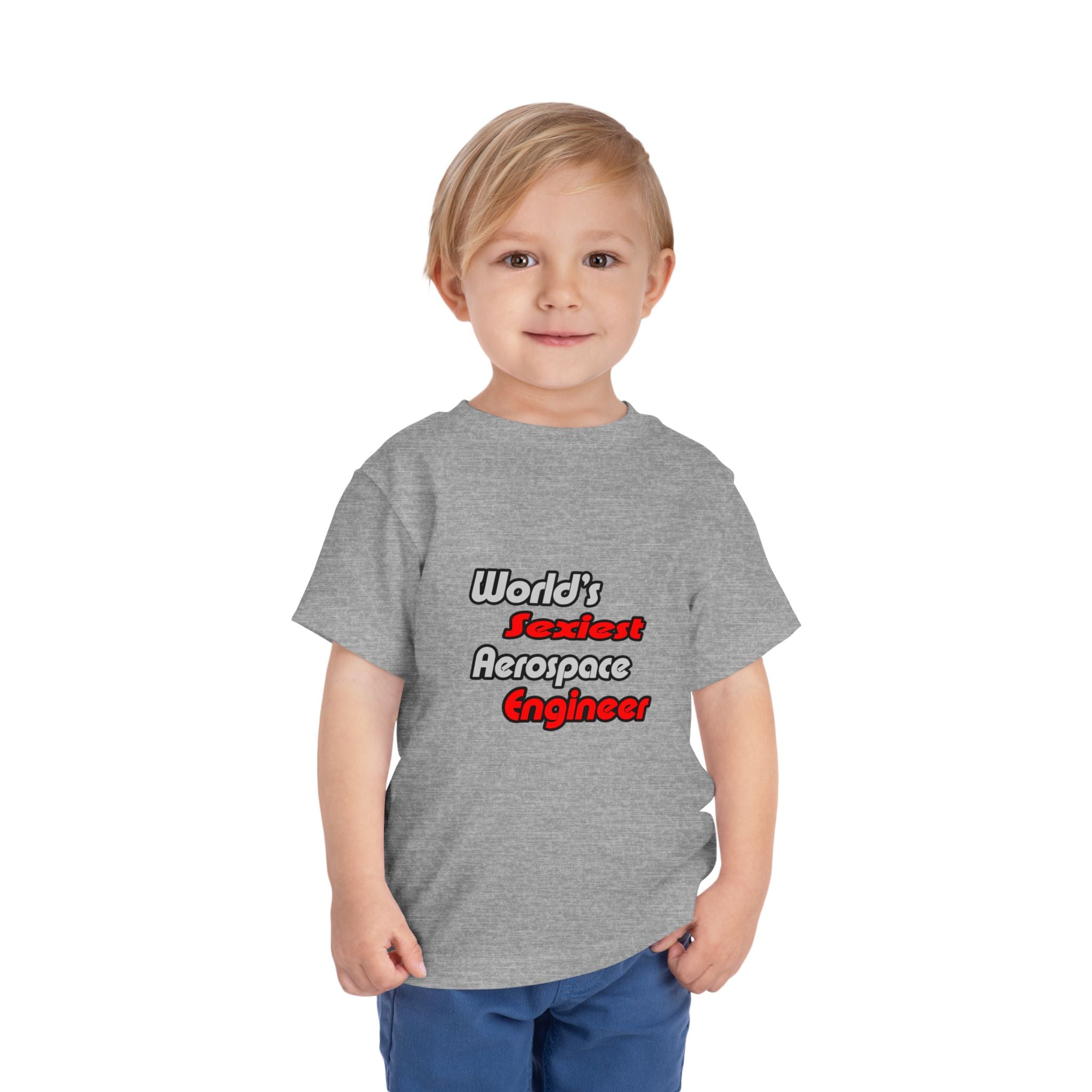 World's Sexiest Aerospace Engineer - Toddler Short Sleeve Tee
