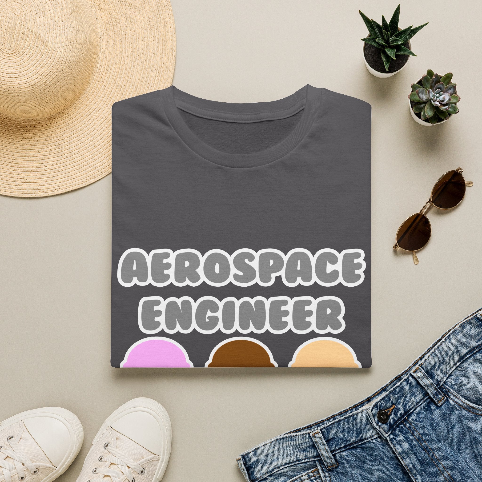 Aerospace Engineer ... Will Work For Ice Cream - Unisex Softstyle T-Shirt