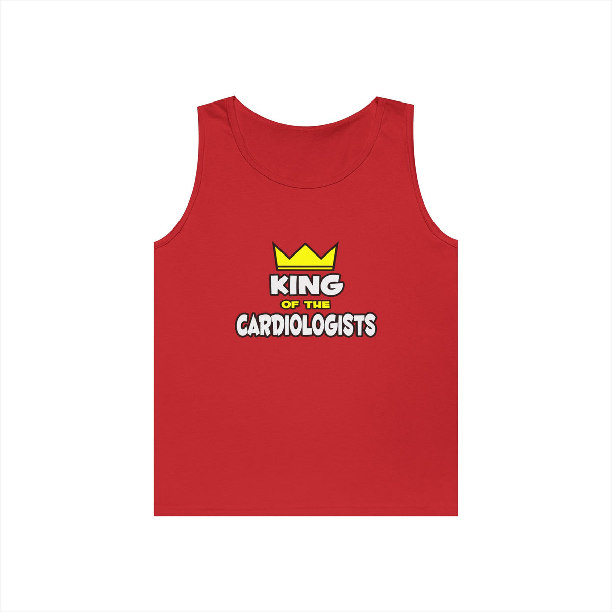 King of the Cardiologists - Unisex Heavy Cotton Tank Top