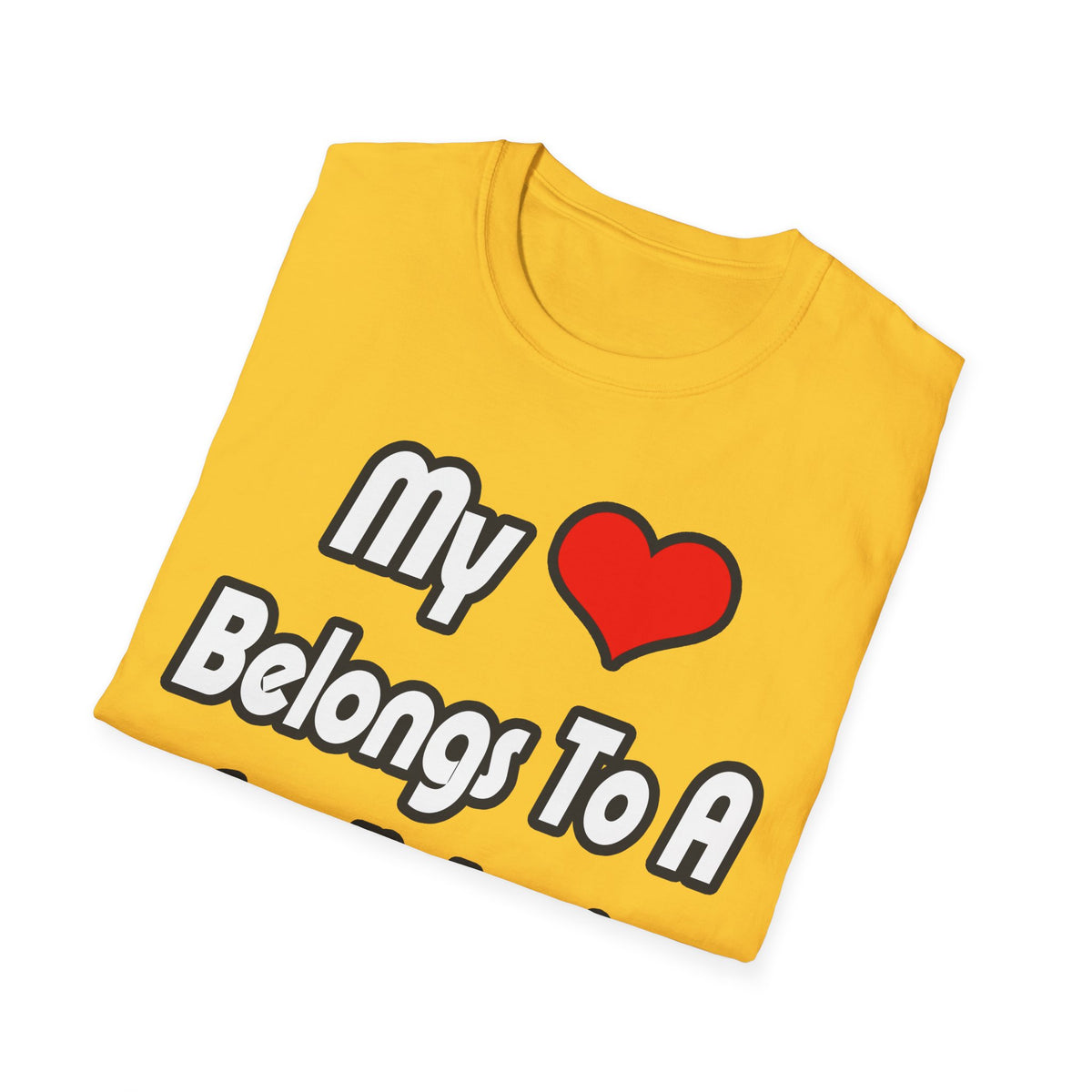 My Heart Belongs To A Cardiologist - Unisex Softstyle T-Shirt
