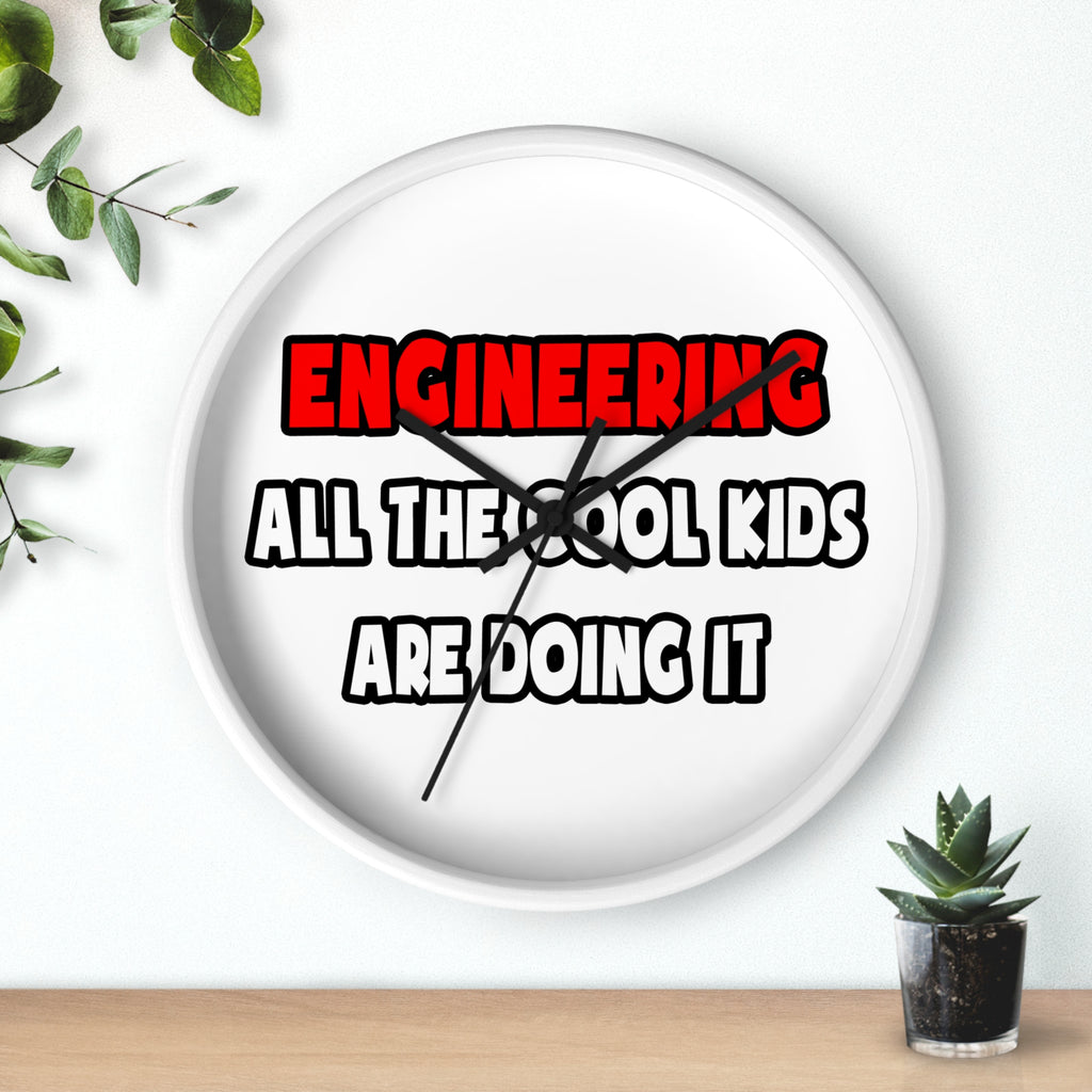 Funny Engineer Shirts and Gifts - Wall Clock