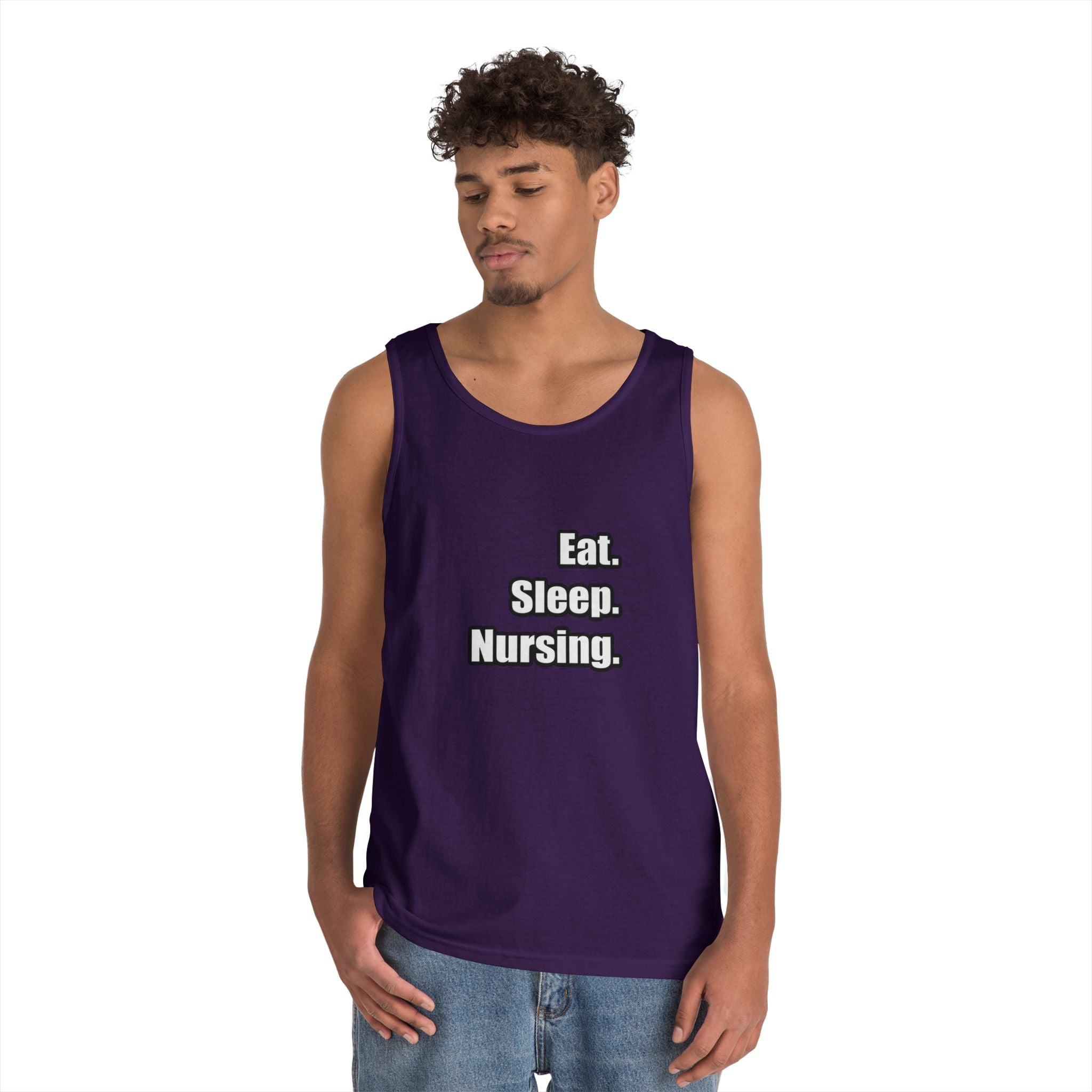 Eat. Sleep. Nursing. - Unisex Heavy Cotton Tank Top