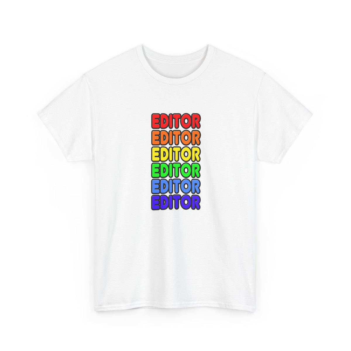 Rainbow Editor - Unisex Heavy Cotton Tee