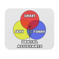 Venn Diagram .. Dental Assistants - Mouse Pad (Rectangle)