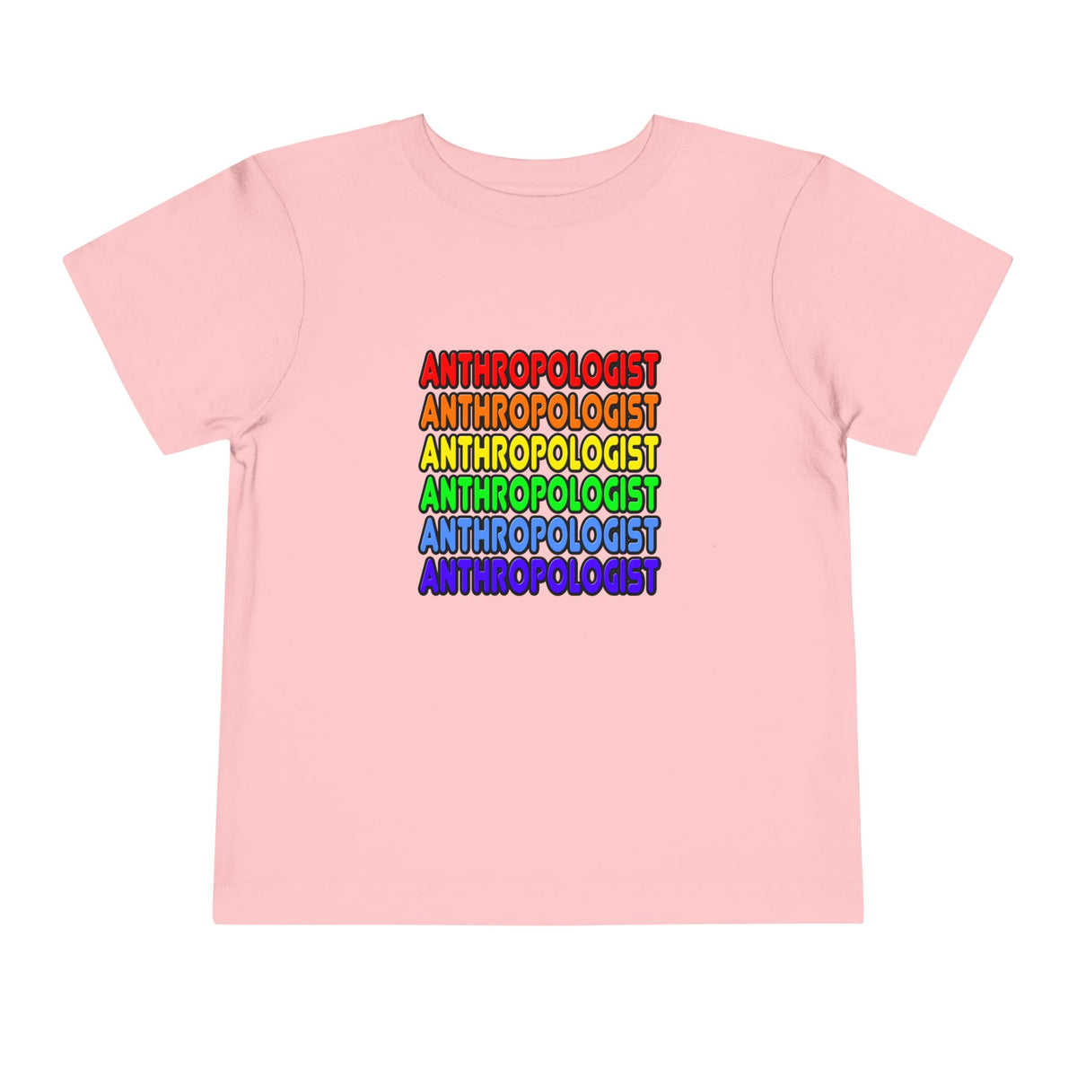 Rainbow Anthropologist - Toddler Short Sleeve Tee