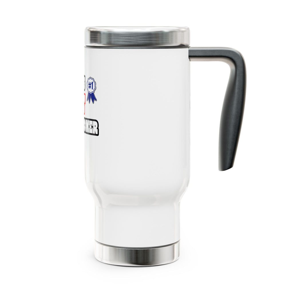 World's Best Astronomer - Stainless Steel Travel Mug with Handle, 14oz