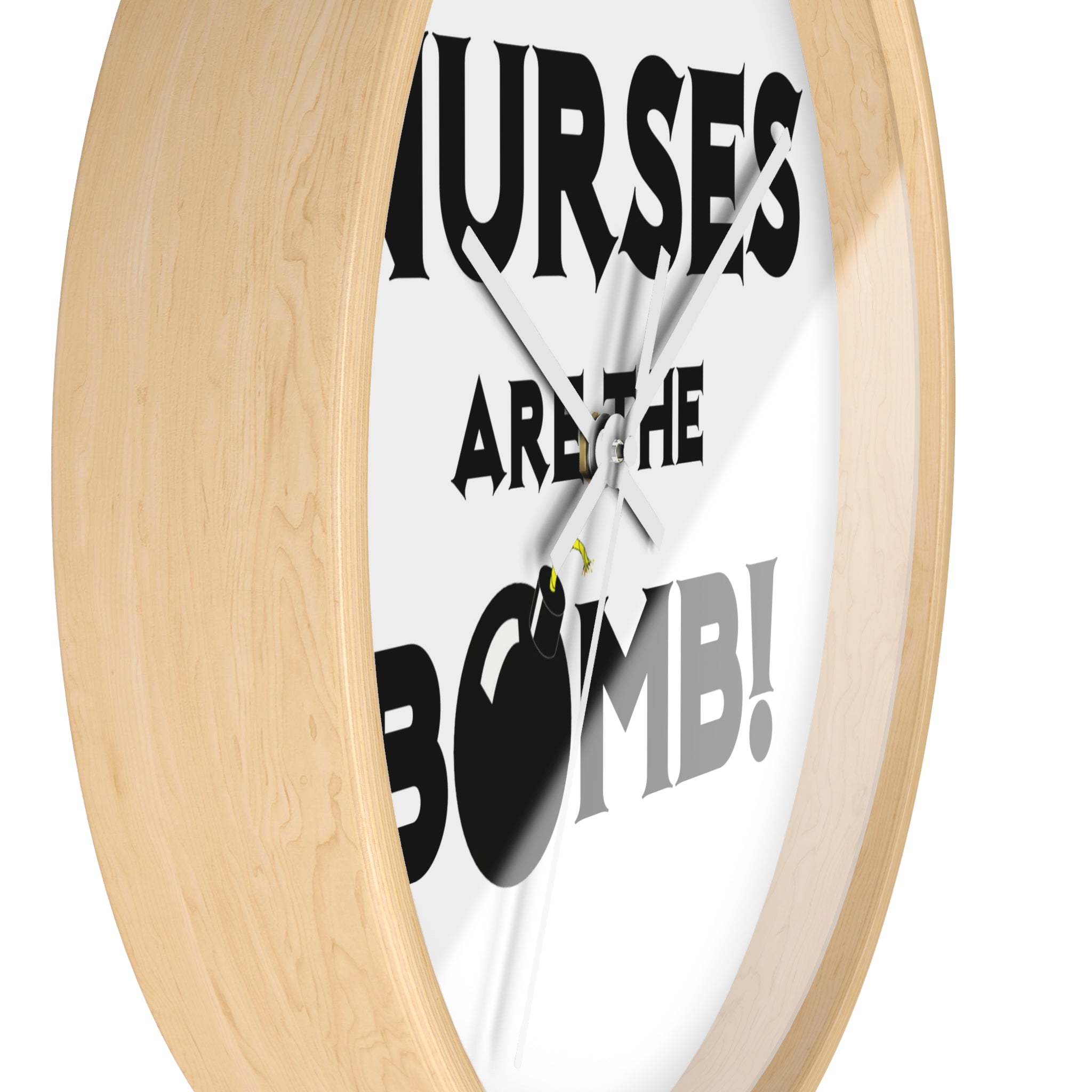 Nurses Are The Bomb! (2) - Wall Clock