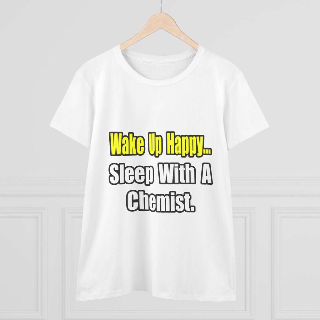 Sleep With Chemist - Women's Midweight Cotton Tee
