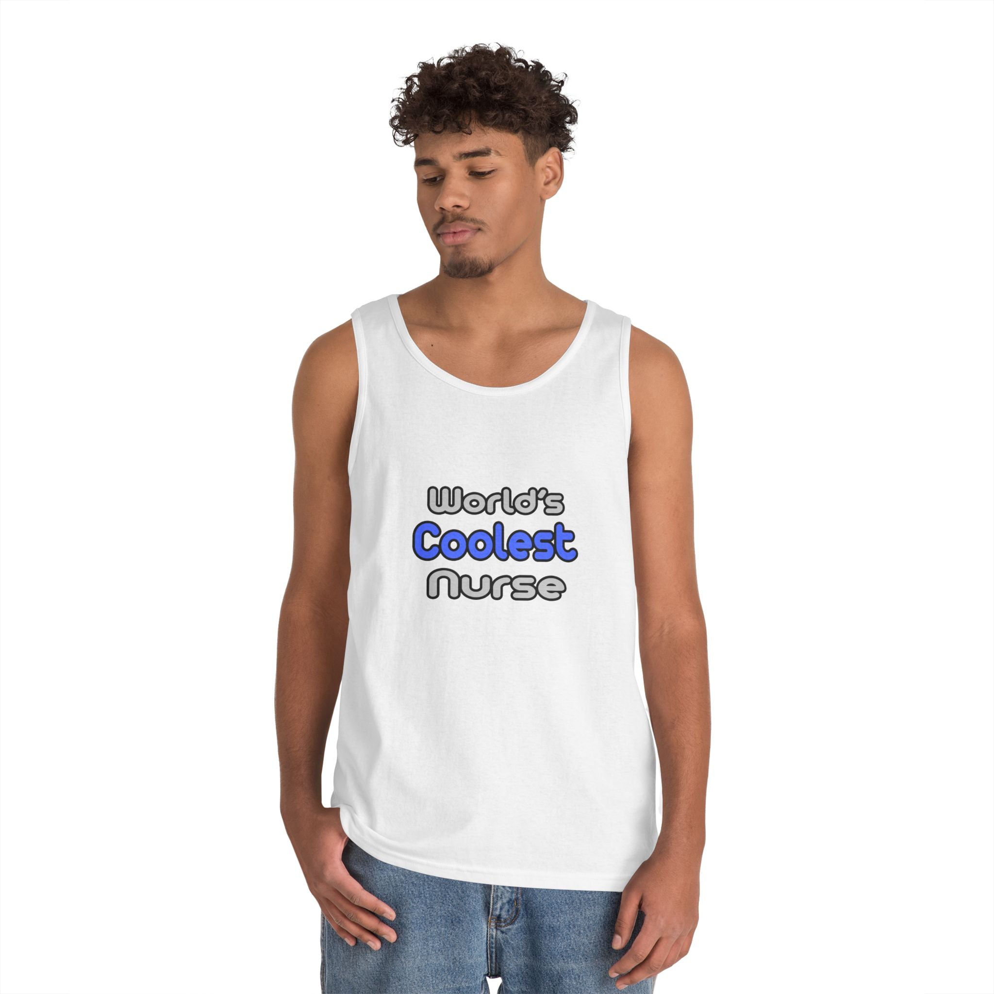 World's Coolest Nurse - Unisex Heavy Cotton Tank Top