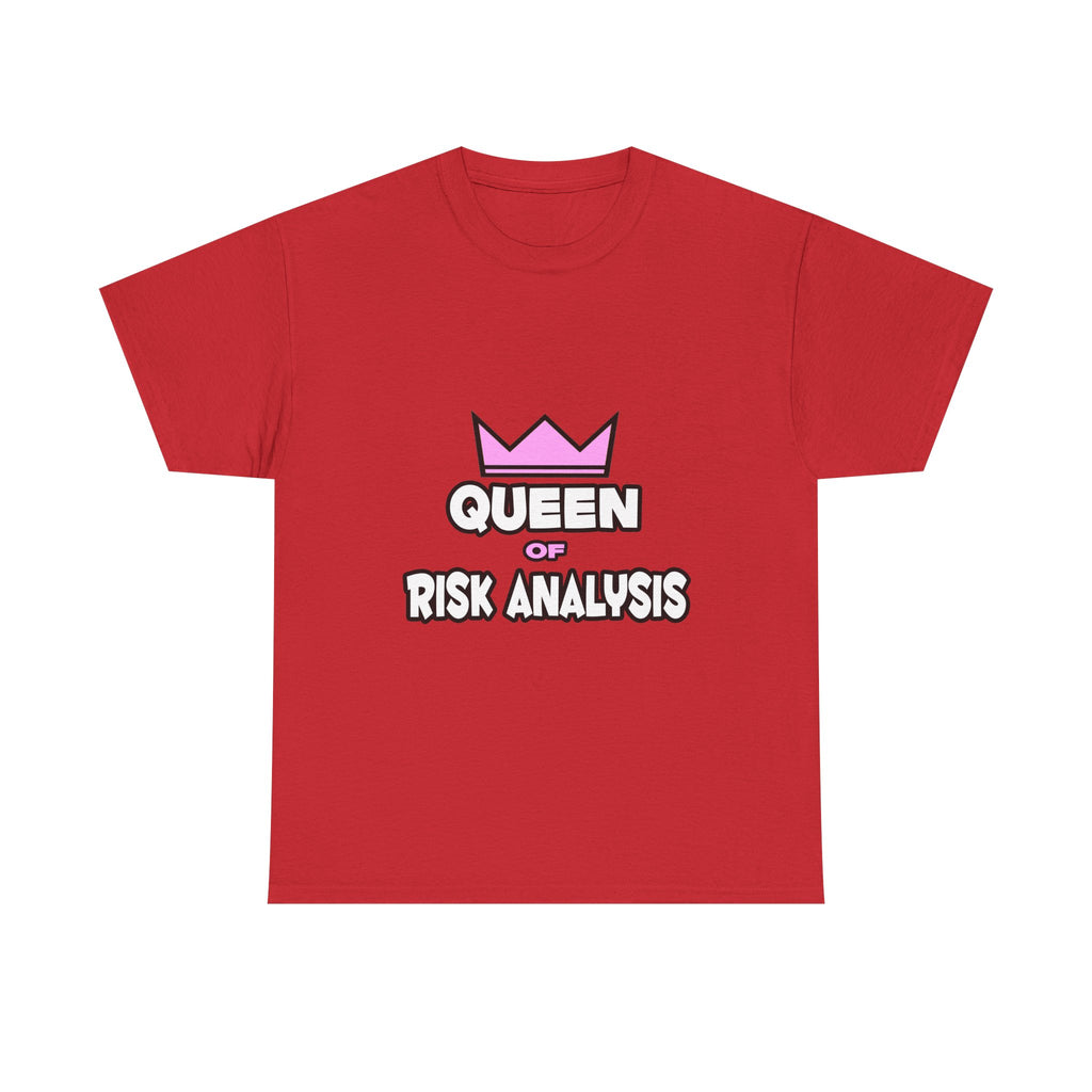 Queen of Risk Analysis - Unisex Heavy Cotton Tee