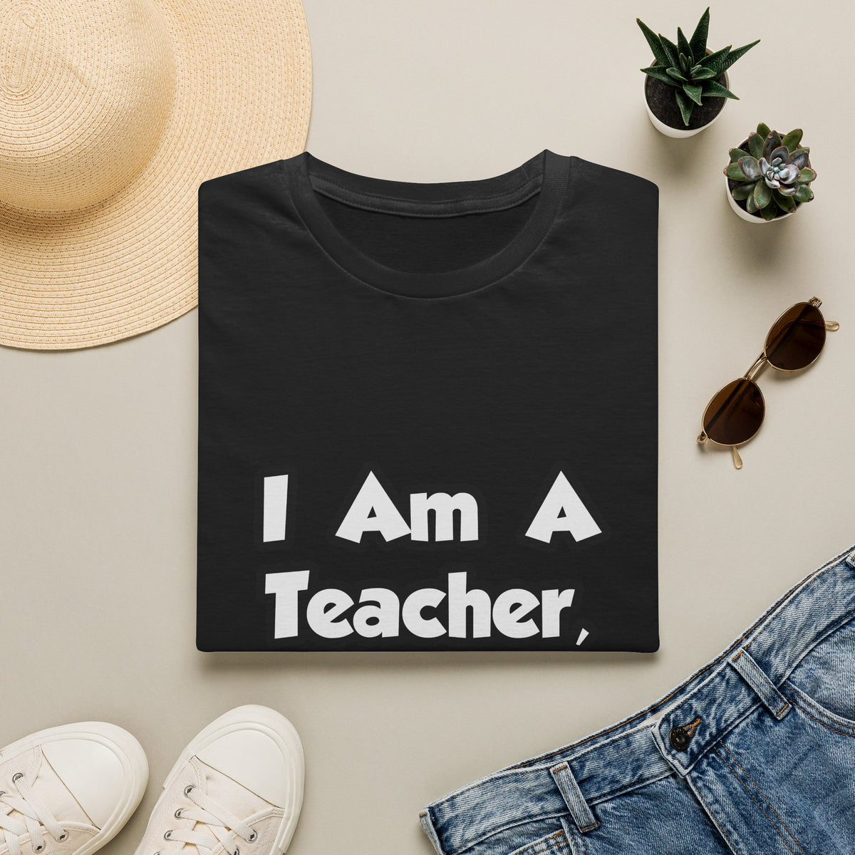 I Am A Teacher, Therefore I Drink - Unisex Softstyle T-Shirt