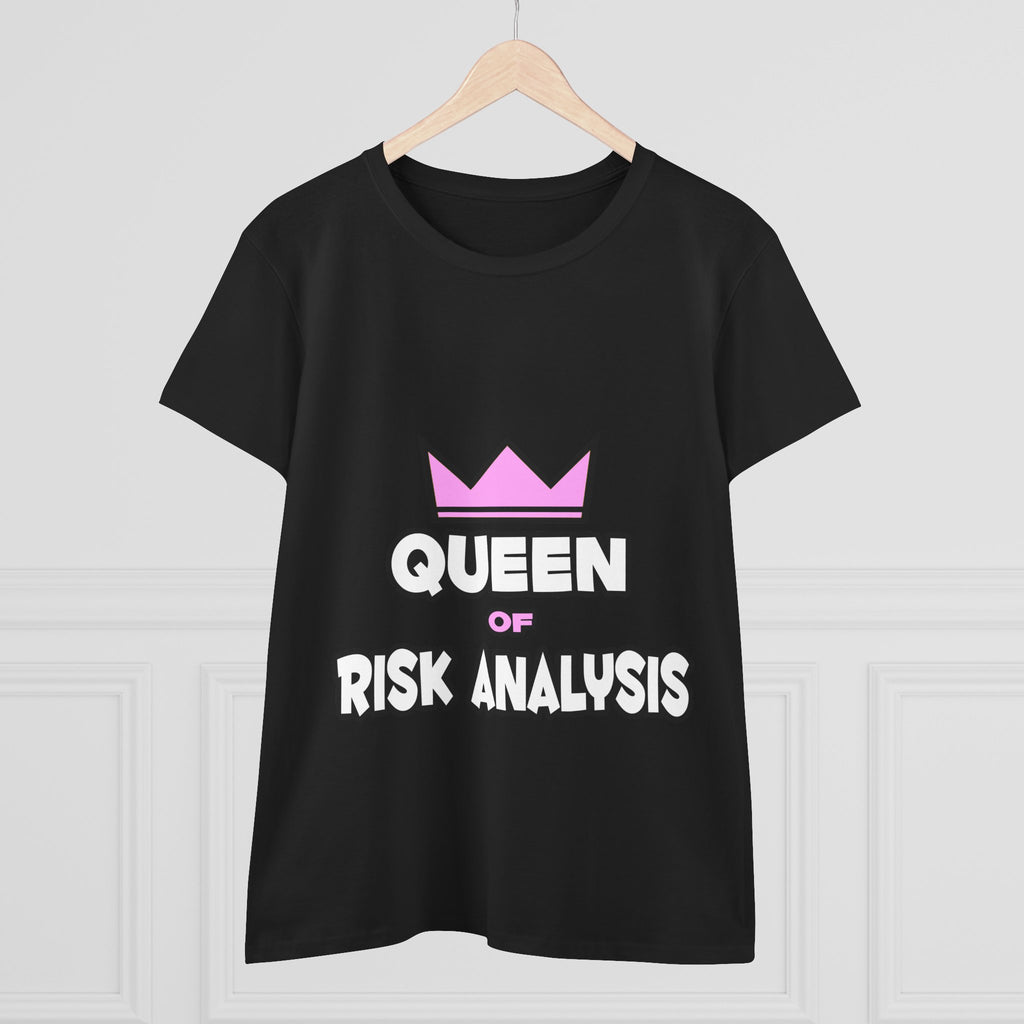 Queen of Risk Analysis - Women's Midweight Cotton Tee
