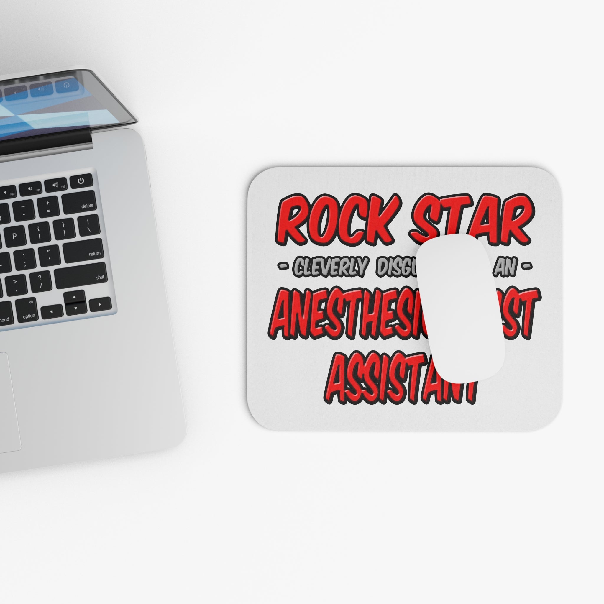 Rock Star .. Anesthesiologist Assistant - Mouse Pad (Rectangle)