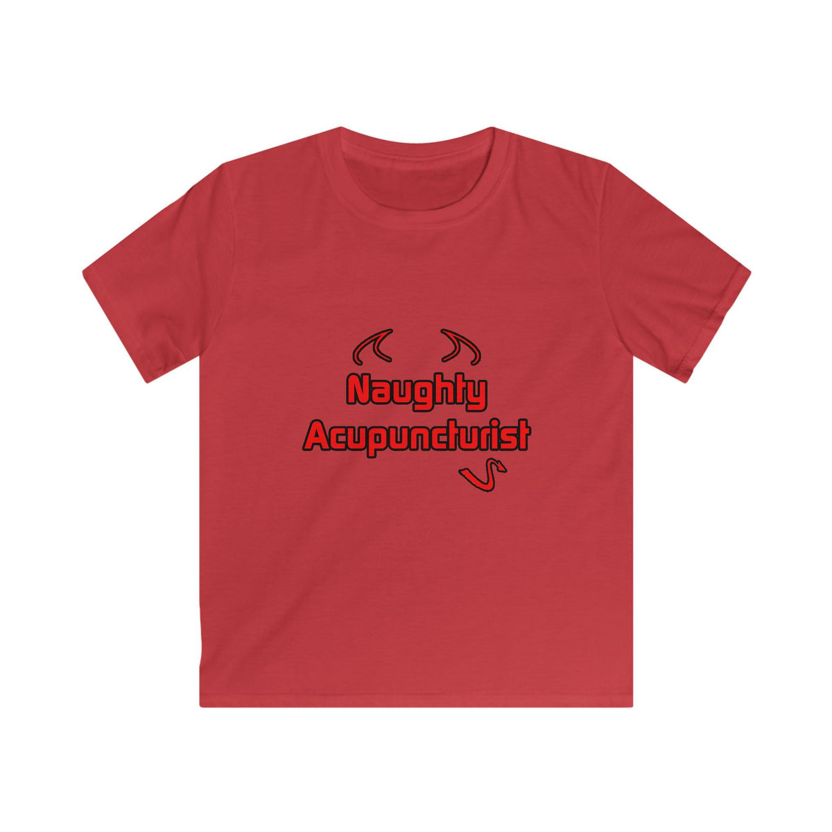 Naughty Acupuncturist - Kids Softstyle Tee