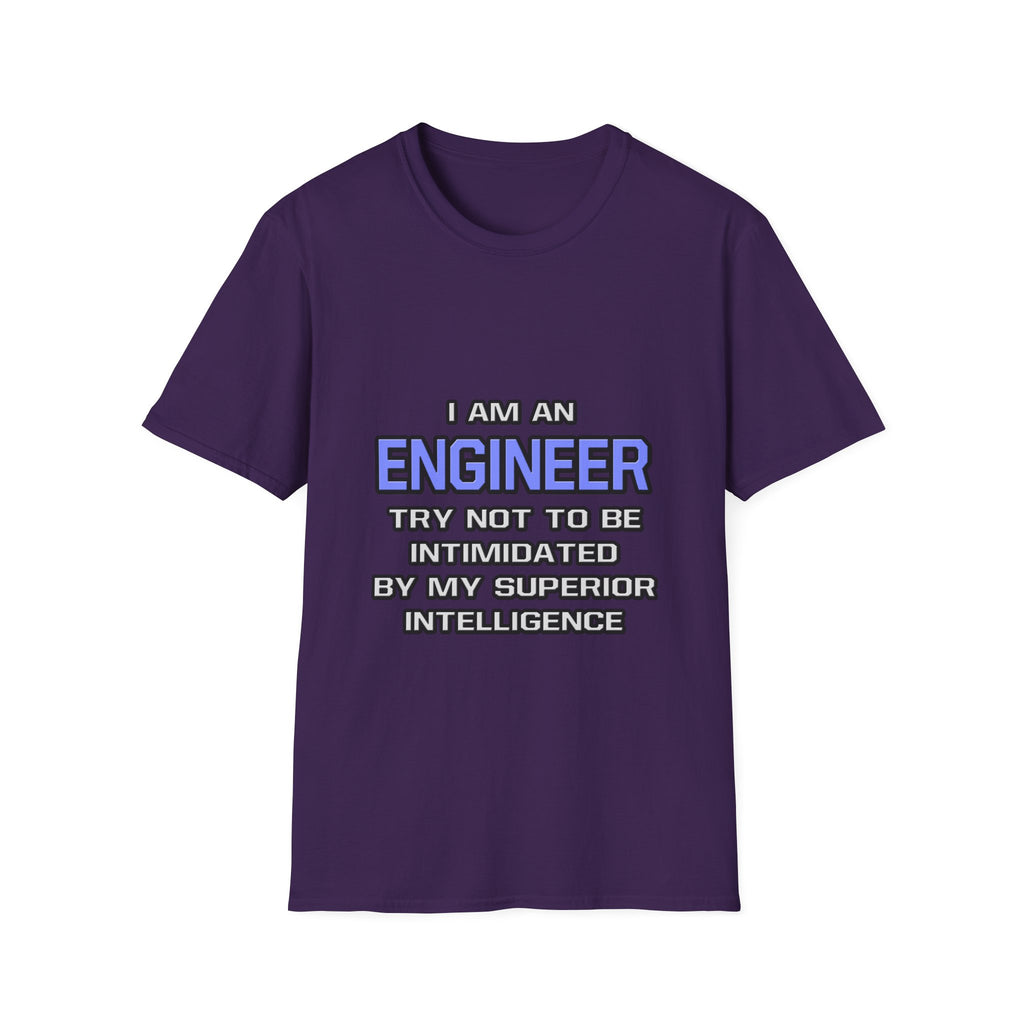 Engineer Joke ... Superior Intelligence - Unisex Softstyle T-Shirt