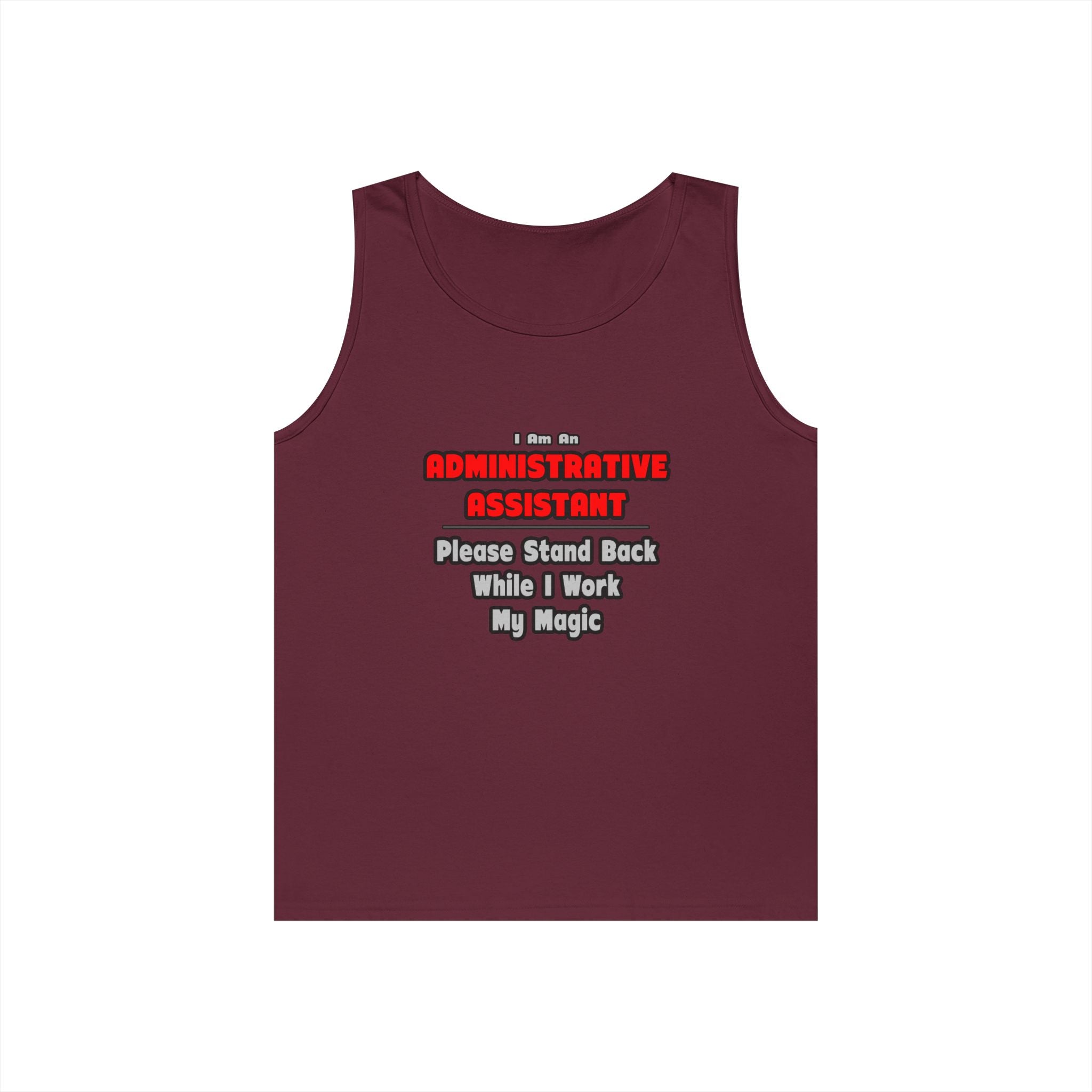 Administrative Assistant...Work My Magic - Unisex Heavy Cotton Tank Top