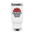 Dental Hygienist...Work My Magic - Stainless Steel Travel Mug with Handle, 14oz