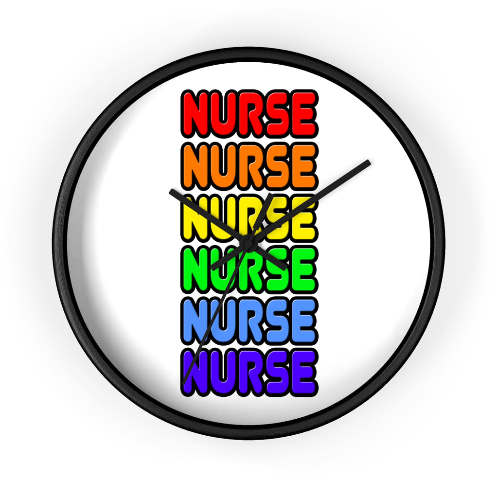 Rainbow Nurse - Wall Clock